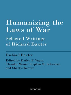 cover image of Humanizing the Laws of War